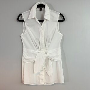 Dana Buchman Sleeveless Tunic Tie Top